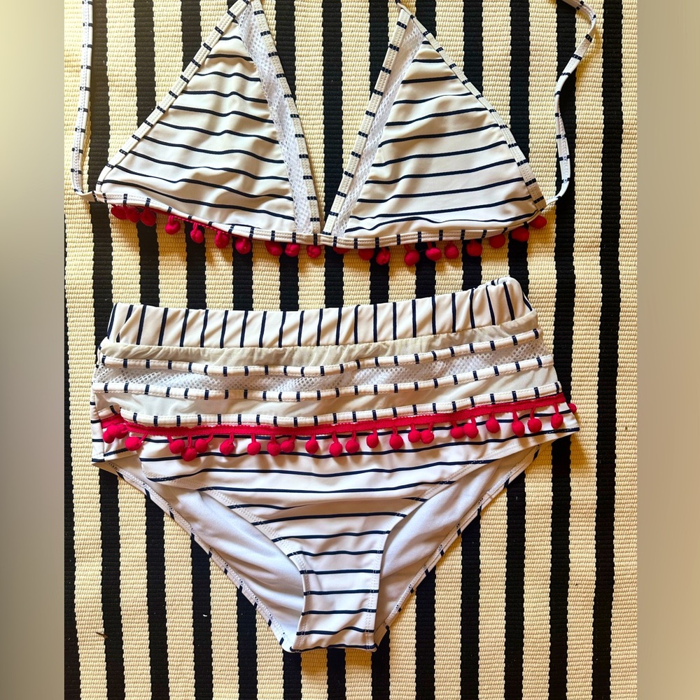 Boho High waisted bathing suit XL